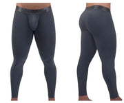 ErgoWear Leggings Max XX Contoured Pouch Sports Long Johns Dark Gray 1347 - SexyMenUnderwear.com