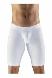 ErgoWear Long Boxer Brief Contour Pouch BIKER MAX XV White 1156 14 - SexyMenUnderwear.com