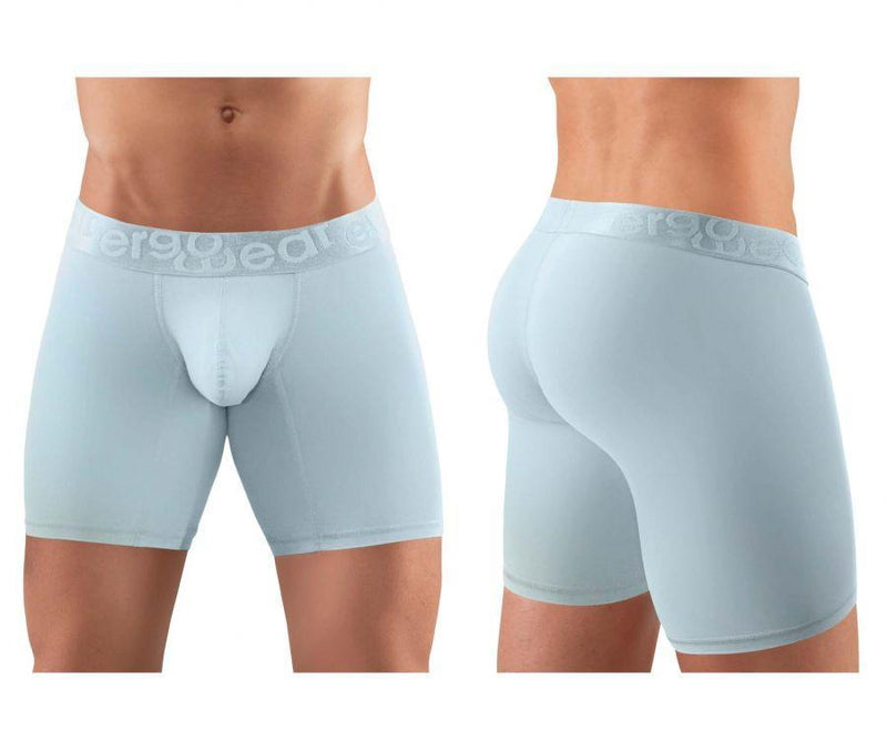 ErgoWear Long Boxer Brief Max XV Body-Defining fit Mint 1005 30 - SexyMenUnderwear.com