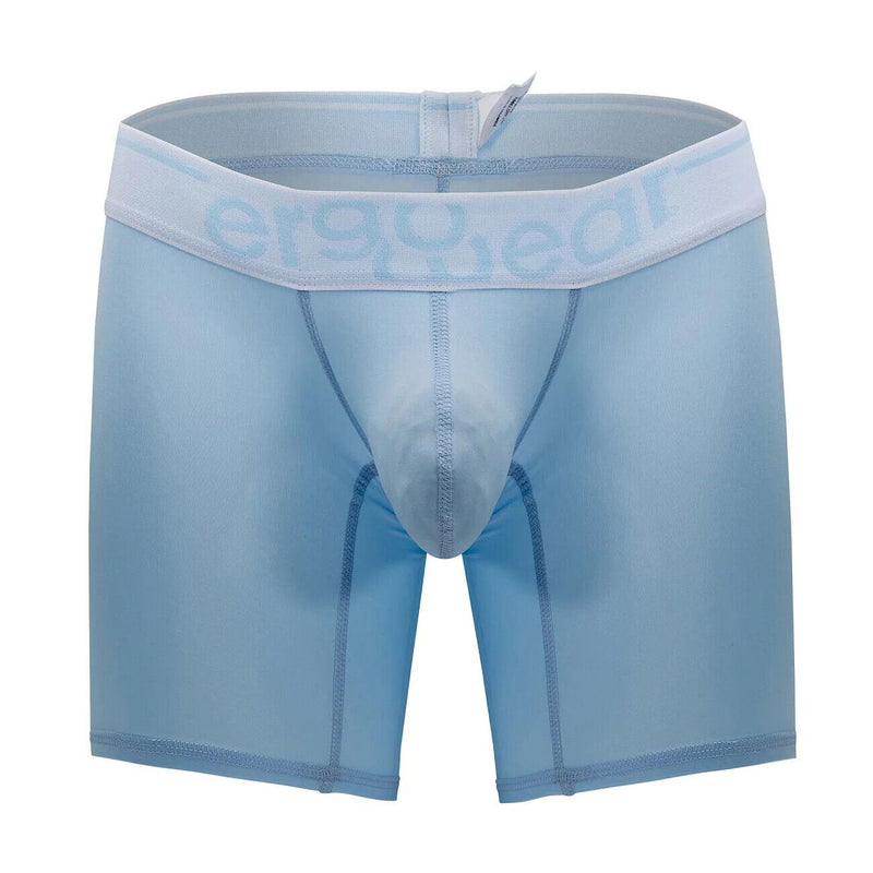 ErgoWear Long Boxer Briefs MAX SE Midcut Boxer Light Blue 1310 - SexyMenUnderwear.com