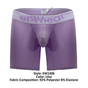 ErgoWear Long Boxer Briefs MAX SE Midcut Boxer Lilac Purple 1306 - SexyMenUnderwear.com