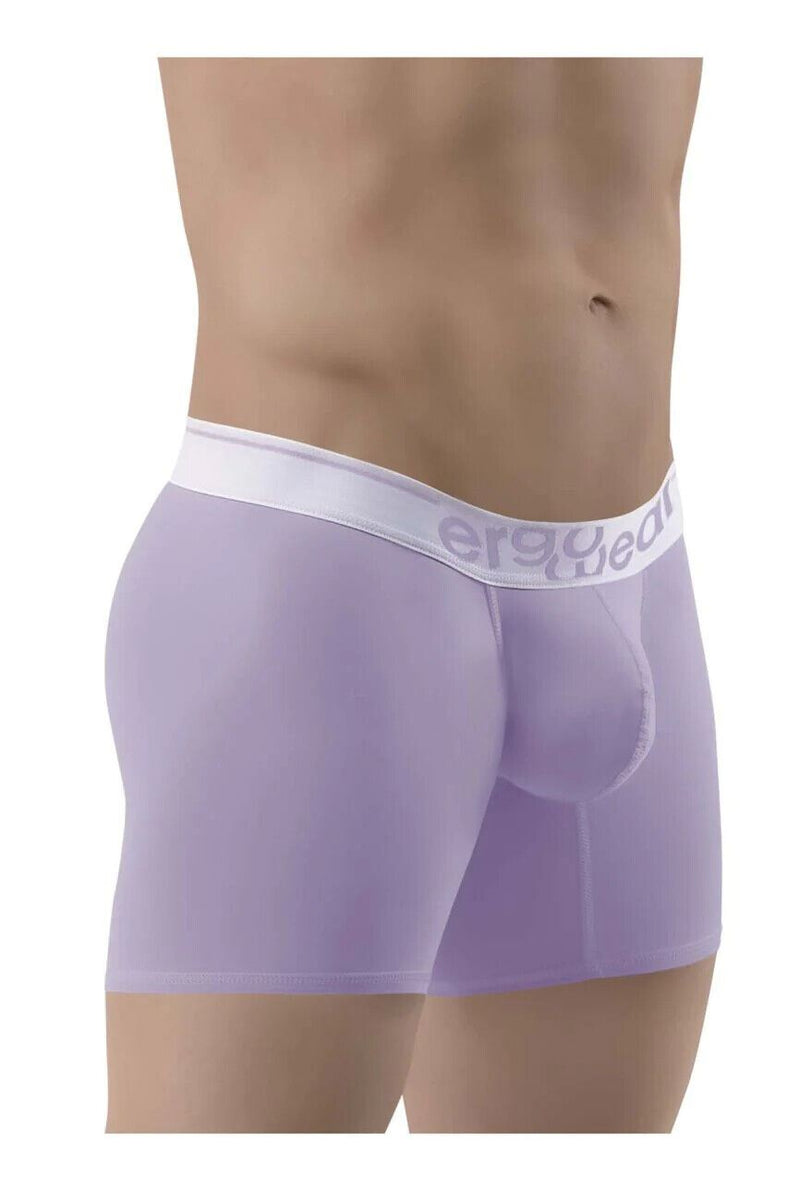 ErgoWear Long Boxer Briefs MAX SE Midcut Boxer Lilac Purple 1306 - SexyMenUnderwear.com