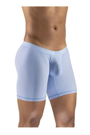 ErgoWear Long Boxer Briefs SLK Body-Defining Sports Boxer Sky Blue 1146 36 - SexyMenUnderwear.com