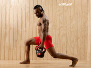 ErgoWear Long Boxer Sport Midcut SLK Mesh Boxer Briefs Red 1083 36 - SexyMenUnderwear.com