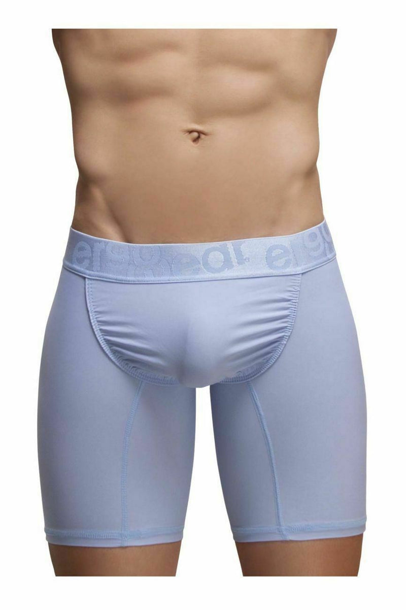 ErgoWear Long Boxers Brief FEEL XV Mid-Cut Mini Legging Light Blue Ceru 0989 17 - SexyMenUnderwear.com