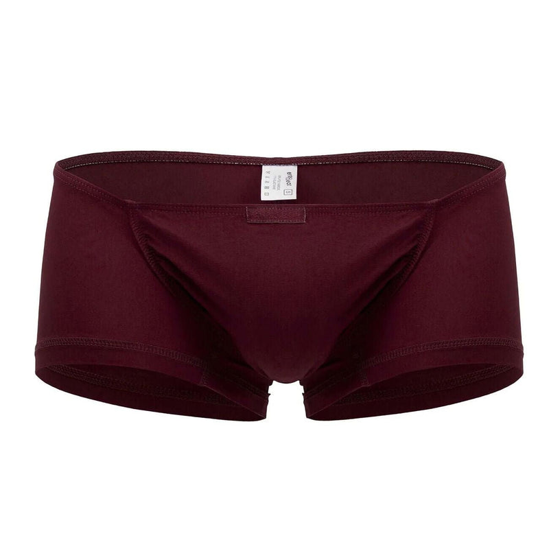 ErgoWear Mini Boxer Feel GR8 Seamed Pouch Trunks Burgundy 1251 58 - SexyMenUnderwear.com