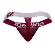ErgoWear Pouch Thongs MAX Mesh Stretchy Breathable Thong Burgundy 1215 13 - SexyMenUnderwear.com