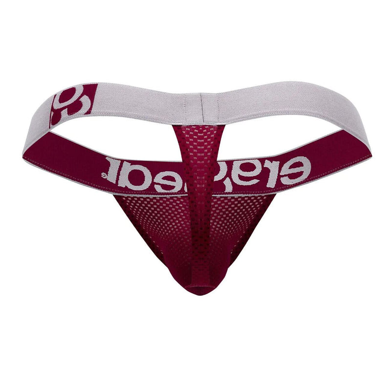 ErgoWear Pouch Thongs MAX Mesh Stretchy Breathable Thong Burgundy 1215 13 - SexyMenUnderwear.com