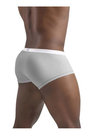 ErgoWear Quick-Dry Mini Boxer Trunks SLK Contour Pouch Light Gray 1377 55 - SexyMenUnderwear.com
