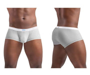ErgoWear Quick-Dry Mini Boxer Trunks SLK Contour Pouch Light Gray 1377 55 - SexyMenUnderwear.com