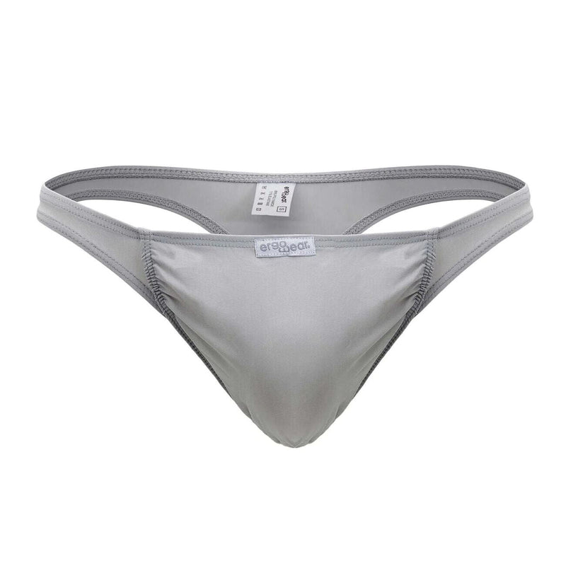 ErgoWear Soft Thong Feel GR8 Quick Dry Microfiber Thongs Silver 1253 8 - SexyMenUnderwear.com