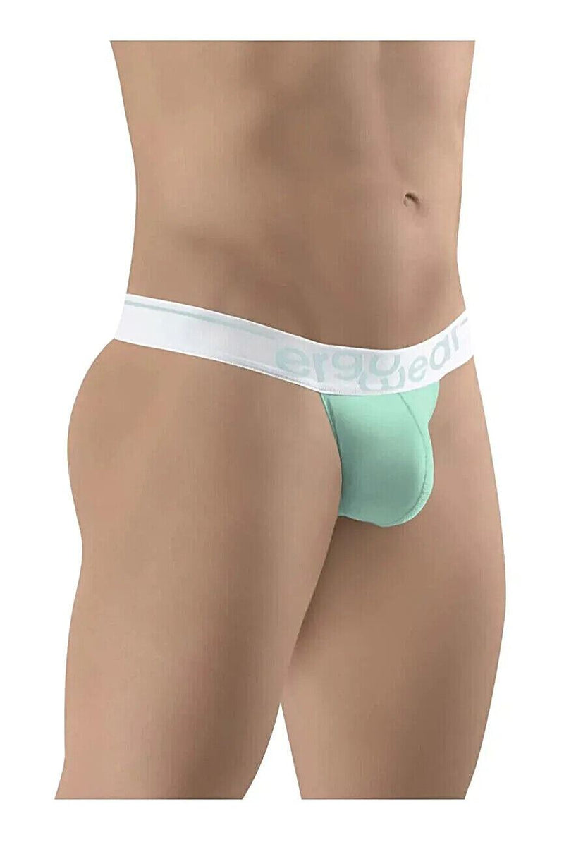 ErgoWear Soft Thong MAX SE Sporty Elastic Microfiber Thongs Mint 1311 - SexyMenUnderwear.com