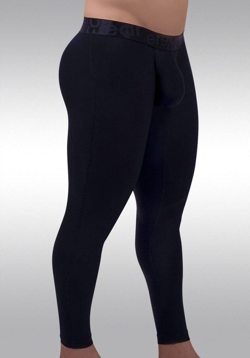 ErgoWear Sports Leggings MAX XX Pouch Hybrid Long Johns Black 1349 - SexyMenUnderwear.com