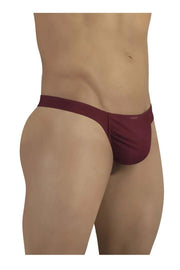 ErgoWear Super Lightweight Thongs Feel GR8 Burgundy 1249 8 - SexyMenUnderwear.com