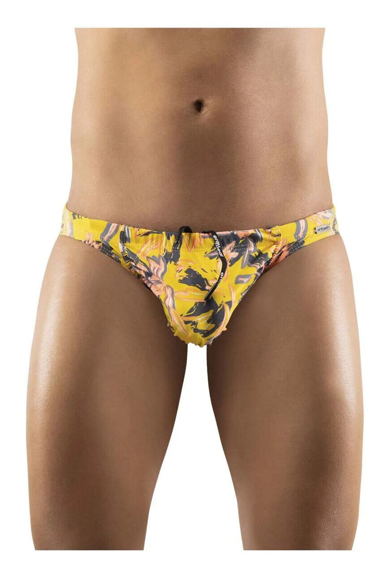 ErgoWear Swim Briefs FEEL Sleek and Stretchy Swimwear Yellow 1224 46 - SexyMenUnderwear.com