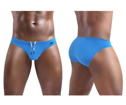 ErgoWear Swim Briefs X4D Low-Rise Swimwear Ocean Blue 1416 - SexyMenUnderwear.com