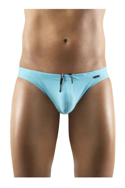 ErgoWear Swim-Thong X4D Silky Style & Comfort Swimwear Neon Aqua 1220 9 - SexyMenUnderwear.com