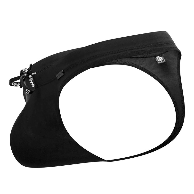 ErgoWear Swim-Thong X4D Silky Style & Comfort Swimwear Preto Black 1228 11 - SexyMenUnderwear.com