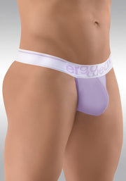 ErgoWear Thong MAX SE Sporty Elastic Thongs Light Purple Lilac 1303 - SexyMenUnderwear.com