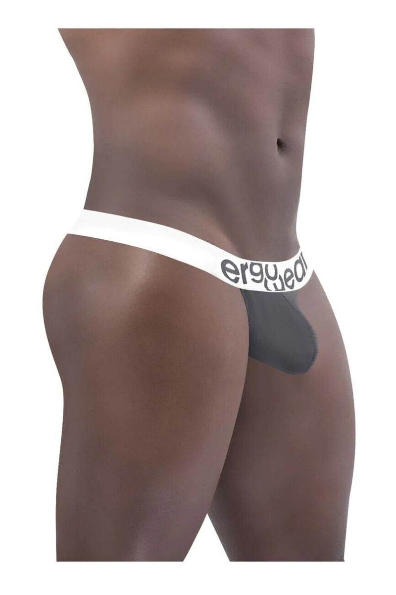 ErgoWear Thong MAX SP Quick Dry Sports Thong Steel Gray 1448 85 - SexyMenUnderwear.com