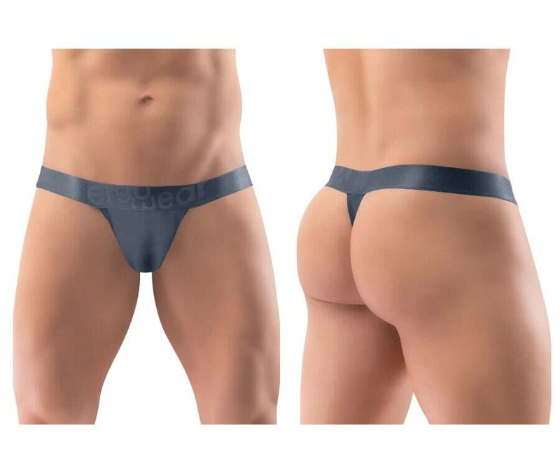 ErgoWear Thong MAX XX Pure Luxury Soft Thongs Resilient Dark Gray 1285 66 - SexyMenUnderwear.com