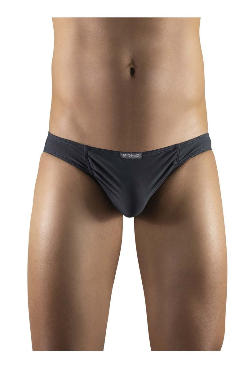 ErgoWear Thongs Feel GR8 Quick Dry Soft Microfiber Thong Dark Grey 1131 43 - SexyMenUnderwear.com