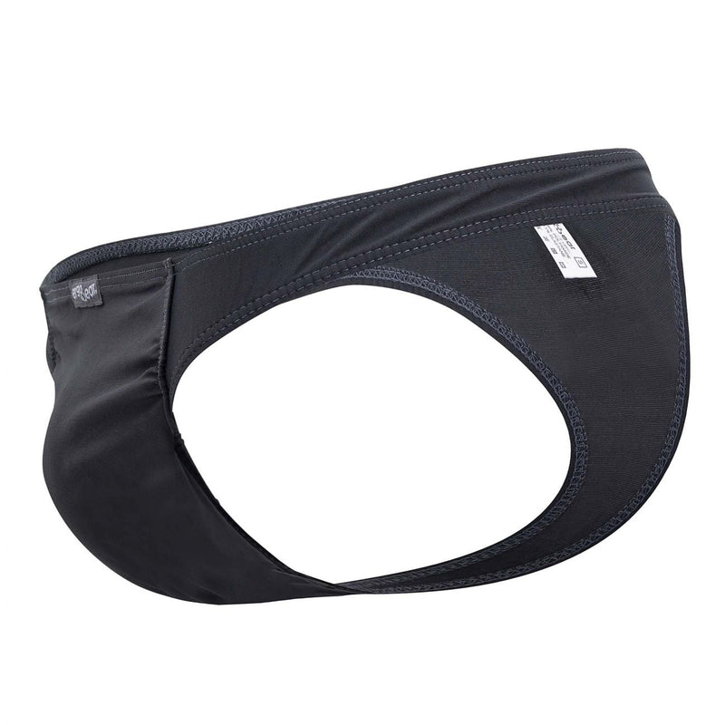 ErgoWear Thongs Feel GR8 Quick Dry Soft Microfiber Thong Dark Grey 1131 43 - SexyMenUnderwear.com