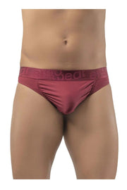 ErgoWear Thongs FEEL XV Low-Rise Thong Elastic Waistband Burgundy 1195 - SexyMenUnderwear.com