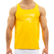 Fashion Modus Vivendi Tank-top Viral Vinyl Tanktop Unique Yellow 08031 43 - SexyMenUnderwear.com