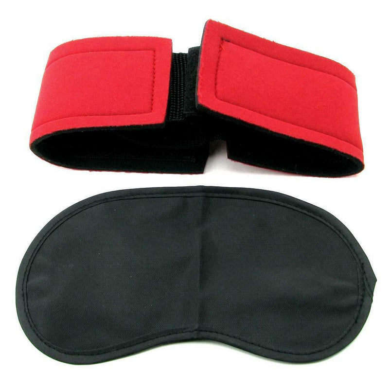 Fetish Fantasy Handcuff Series Starter Wrist Cuff Bondage Menotte Red - SexyMenUnderwear.com