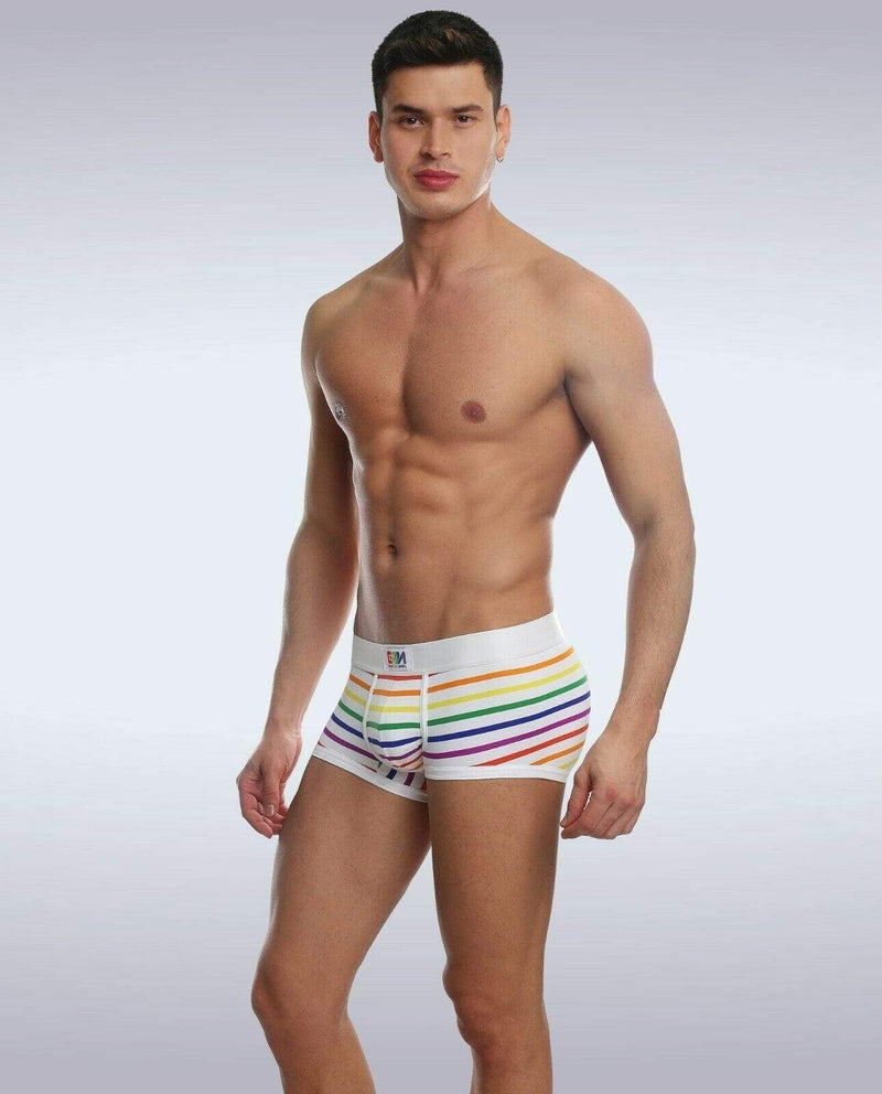 Garcon Model Boxer Trunk Chelsea Gay Pride Underwear Rainbow 2 - SexyMenUnderwear.com