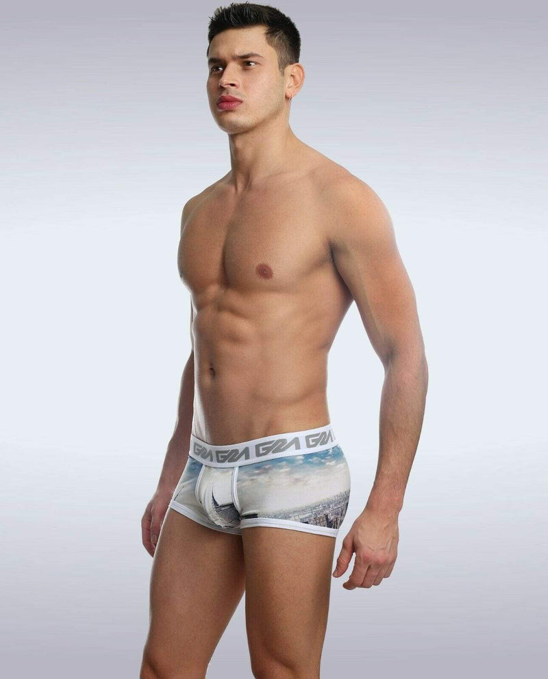 GARCON MODEL Boxer Trunk Tagless New York City Print 3 - SexyMenUnderwear.com