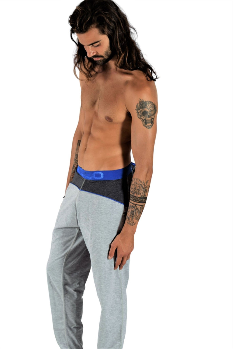 GIGO Mens Sport Leggings Gym Wear Sweat Pant Training Workout P24161 2 - SexyMenUnderwear.com