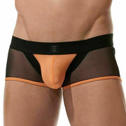 Gregg Homme Avant-Garde Boxer Back Mesh Trunk Fishnet Orange160405 92A - SexyMenUnderwear.com