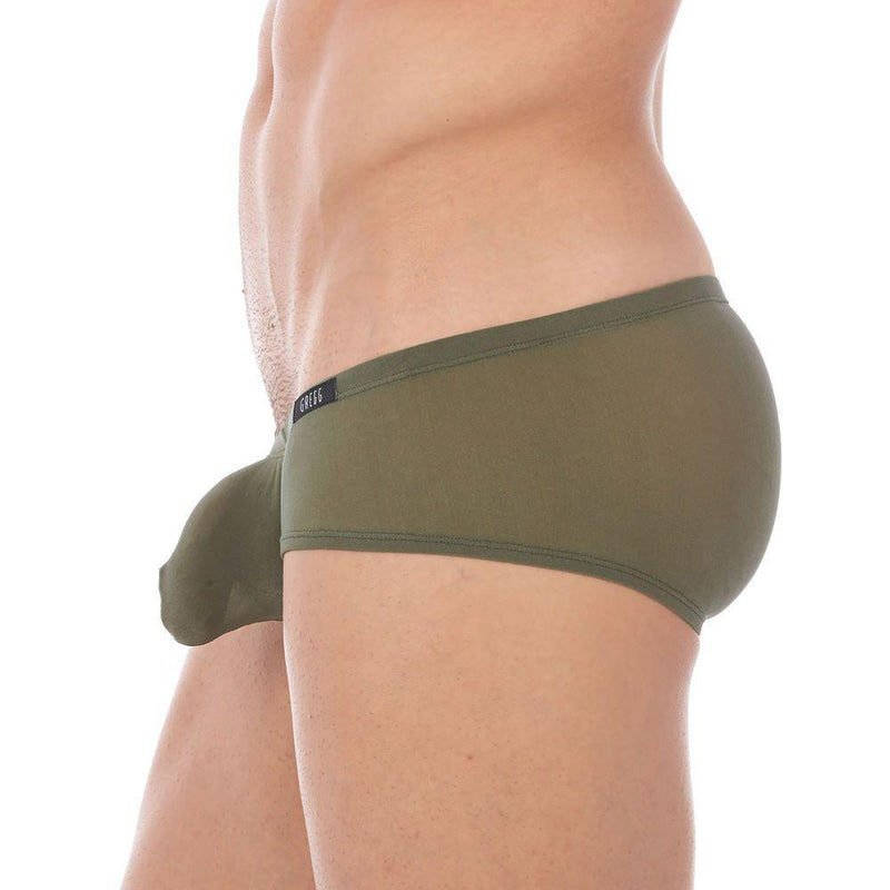 Gregg Homme Boxer Brief Torridz Hyper-Stretch High Spandex Khaki 87405 6 - SexyMenUnderwear.com