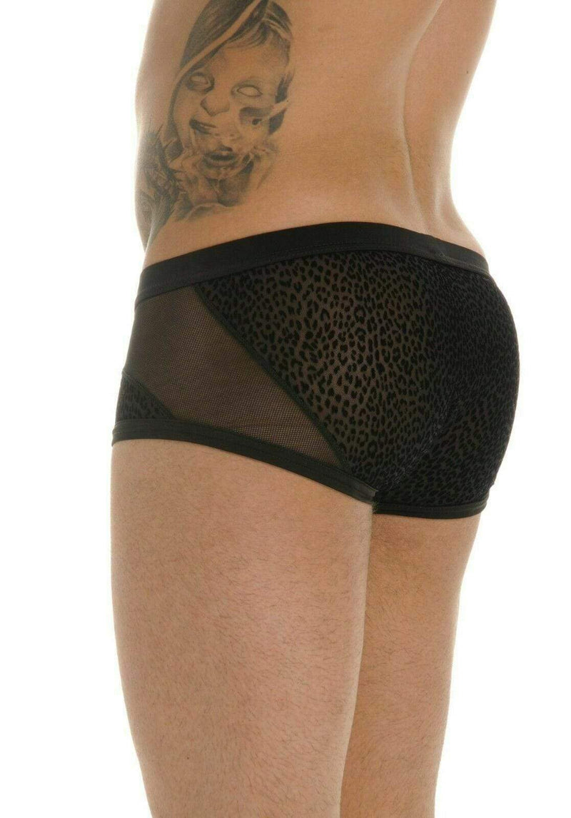 GREGG HOMME Boxer Brief TRYST Leopard Velvet Look Velour Luxury 130105 129 - SexyMenUnderwear.com