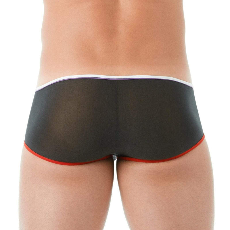 Gregg Homme Boxer Briefs Affair HyperStretch Sheer Knit Black 142305 96 - SexyMenUnderwear.com