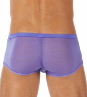 Gregg Homme Boxer Briefs ShowOff See-through Sensual Undies Purple 121505 105 - SexyMenUnderwear.com