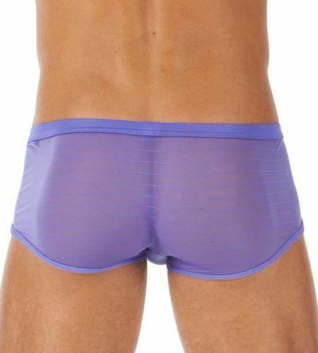 Gregg Homme Boxer Briefs ShowOff See-through Sensual Undies Purple 121505 105 - SexyMenUnderwear.com