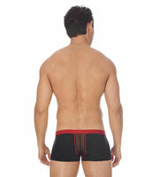 Gregg Homme Boxer Cheeky Mesh C-Ring Boxer Brief Black 132305 77 - SexyMenUnderwear.com