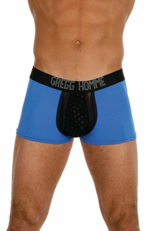 Gregg Homme Boxer Sky Biker Blue 75405 133 - SexyMenUnderwear.com