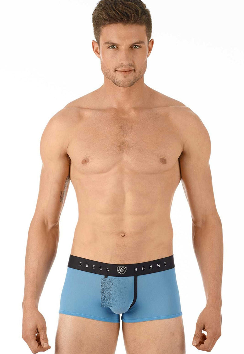Gregg Homme Boxer Torridz Outrageous Underwear Sheer Blue 87465 15A - SexyMenUnderwear.com