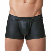 GREGG HOMME Boxer Trunk Crave Leather Look Bottomless Butt Exposed 152655 53 - SexyMenUnderwear.com