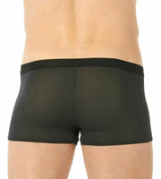 Gregg Homme Boxer Trunk HighRise HoneyComb Mesh Grey 132255 72 - SexyMenUnderwear.com