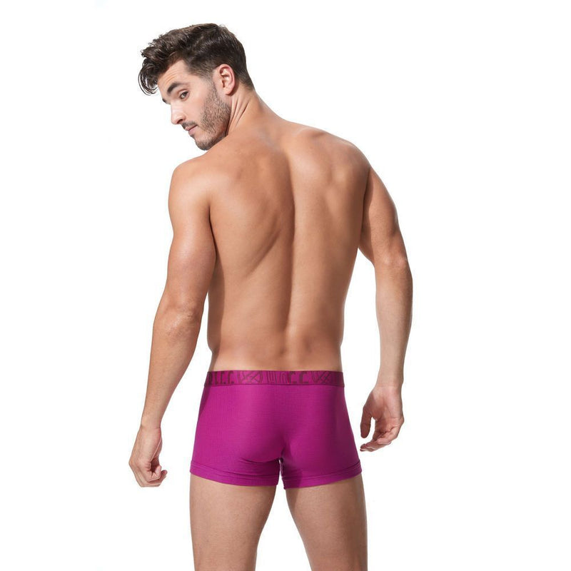 Gregg Homme Boxer Trunk Xcite Air Jet Jacquard Long Boxer Pink Magenta 152455 - SexyMenUnderwear.com