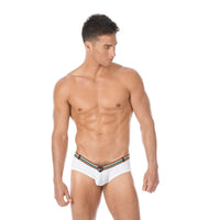Gregg Homme Brazilian cut Boxer Brief Lover-Boy C-Ring White 122105 168 - SexyMenUnderwear.com