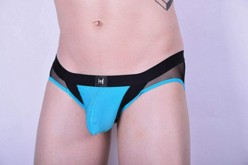 Gregg Homme Brief Avant-Garde Mesh Sexy Slip Aqua 160403 93 - SexyMenUnderwear.com