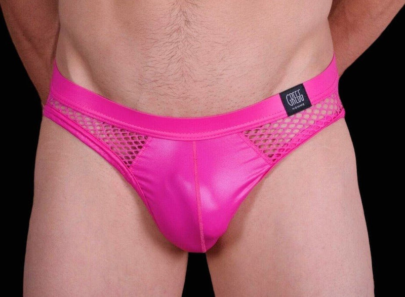 Gregg Homme Brief Beyond Doubt Mesh Sexy Briefs Magenta Pink 110213 103 - SexyMenUnderwear.com