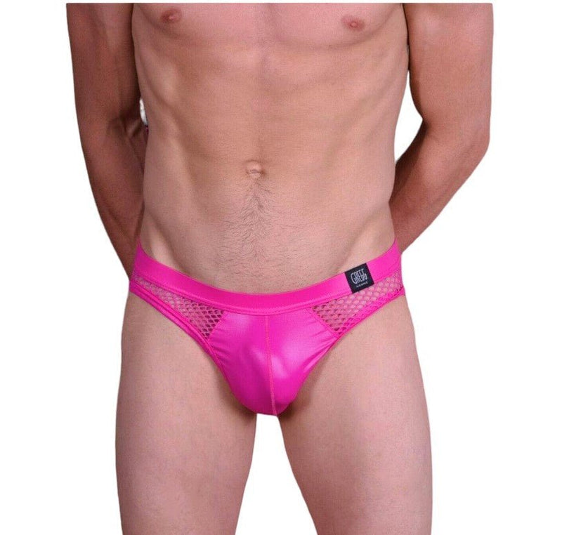 Gregg Homme Brief Beyond Doubt Mesh Sexy Briefs Magenta Pink 110213 103 - SexyMenUnderwear.com