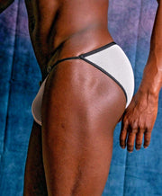 Gregg Homme Brief Conquistador Fishnet Slips White 160003 113 - SexyMenUnderwear.com